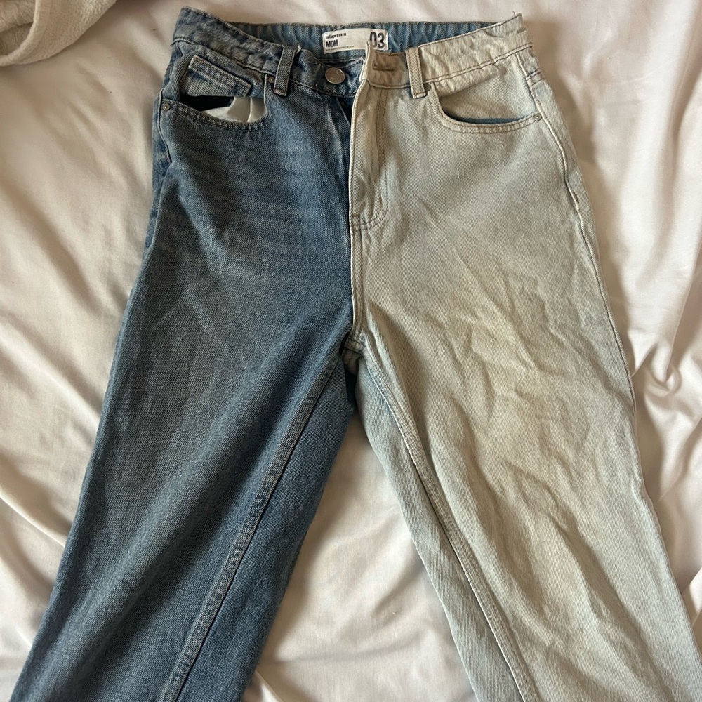 Dual-Tone Jeans